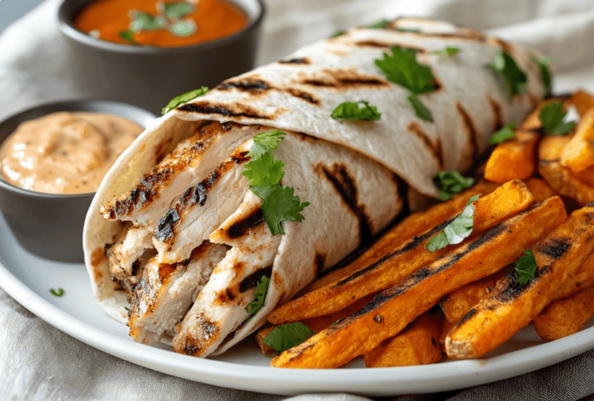 Grilled Chicken Wrap: Step-by-Step