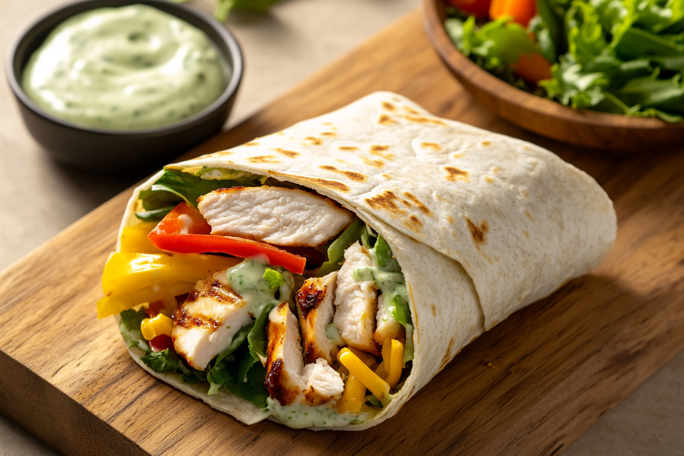 What is in Chick-fil-A chicken wrap