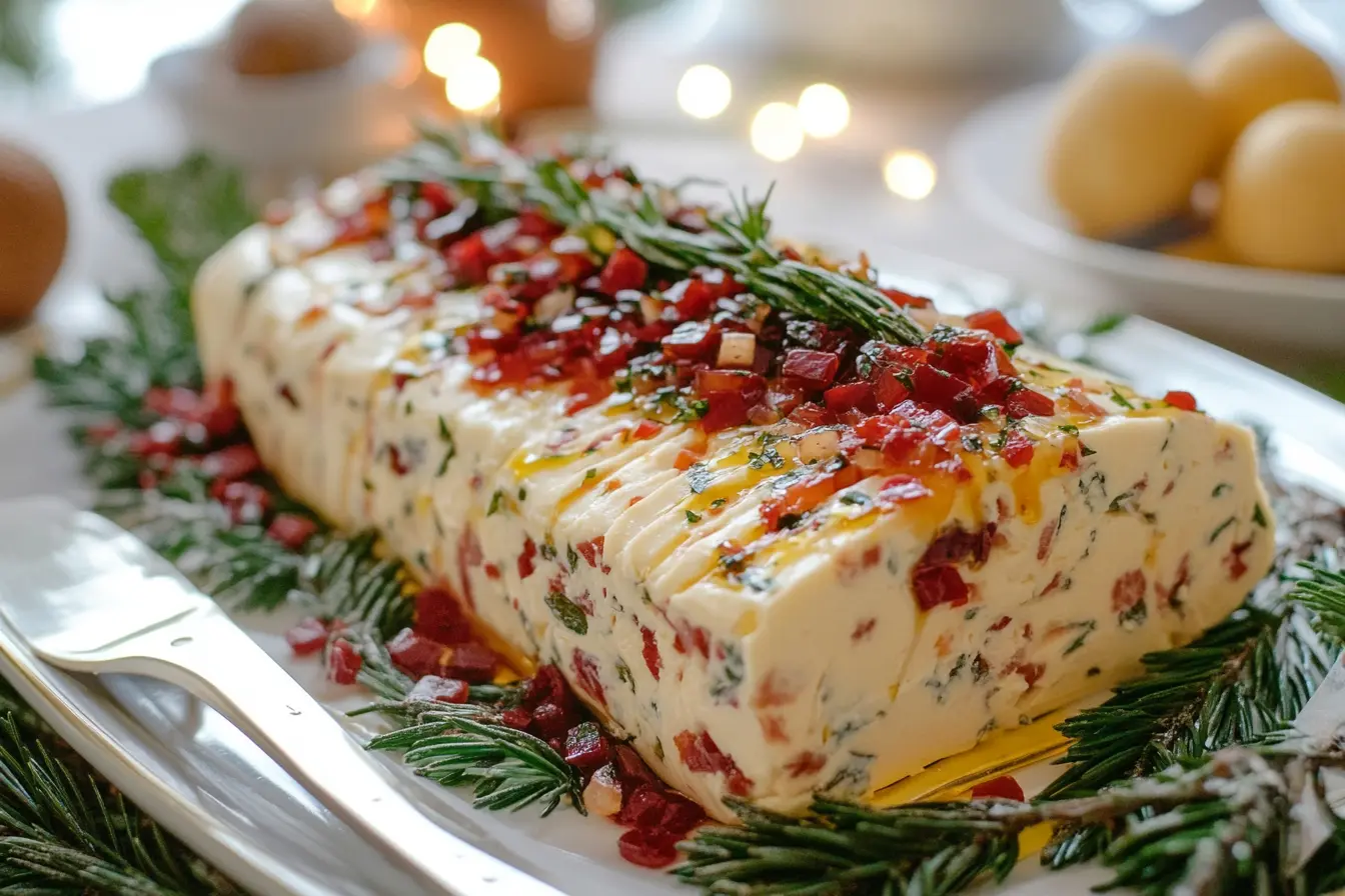 Festive Italian Cheese Log