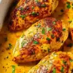 Chicken Breast Recipes Boneless: Juicy, Easy & Absolutely Delicious 8 Chicken breast recipes boneless baked in a white dish, golden and juicy with garlic herb seasoning and rich pan juices