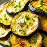 Sautéed Zucchini Recipe – Easy, Flavorful & Ready in 10 Minutes 12 Sautéed zucchini recipe with golden-brown slices, crispy edges, and fresh parsley on top