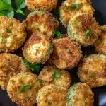 Crispy air fryer Parmesan zucchini chips
