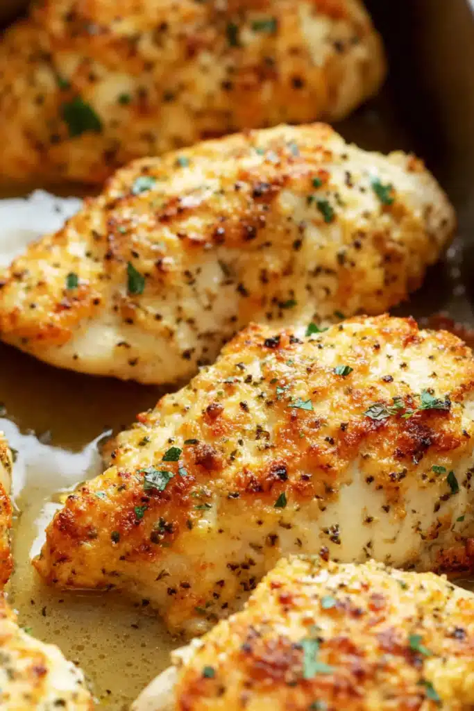 Melt In Your Mouth Chicken Breast – Juicy & Easy Favorite 6 Your mouth chicken breast baked with cheesy golden crust in a rustic pan, juicy and seasoned with herbs