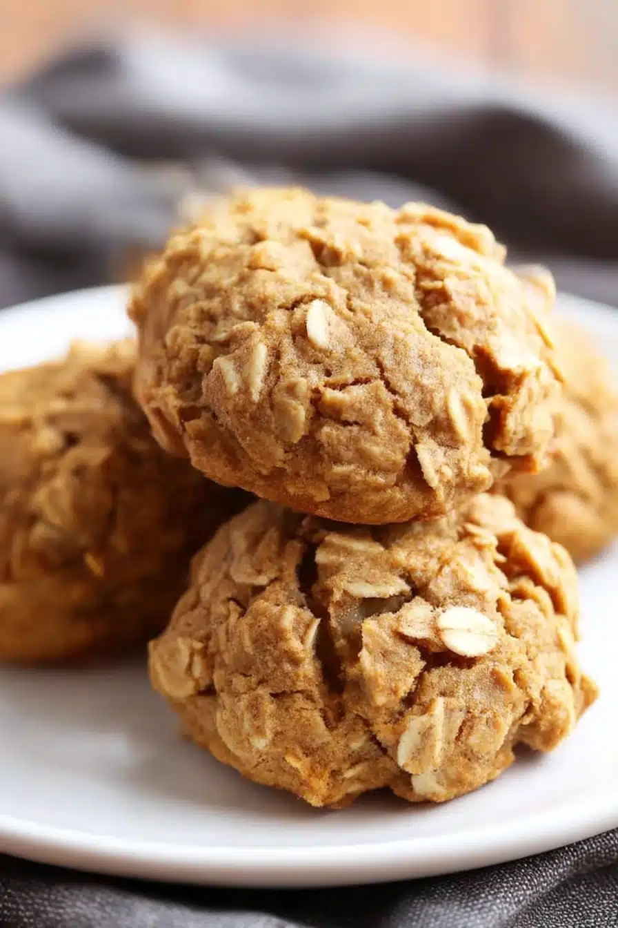 Soft Pumpkin Oatmeal Cookies