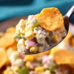 Frito Corn Salad – Ultimate Crunchy Summer Favorite 9 Spoonful of Frito Corn Salad with crispy chips, corn, peppers, and creamy dressing