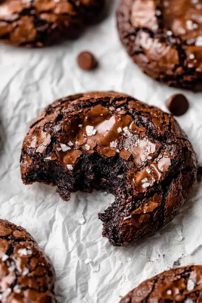 BEST Fudgy Chewy Brookies – Easy & Rich Chocolate Treat 13 BEST Fudgy Chewy Brookies with gooey center and crackled chocolate top