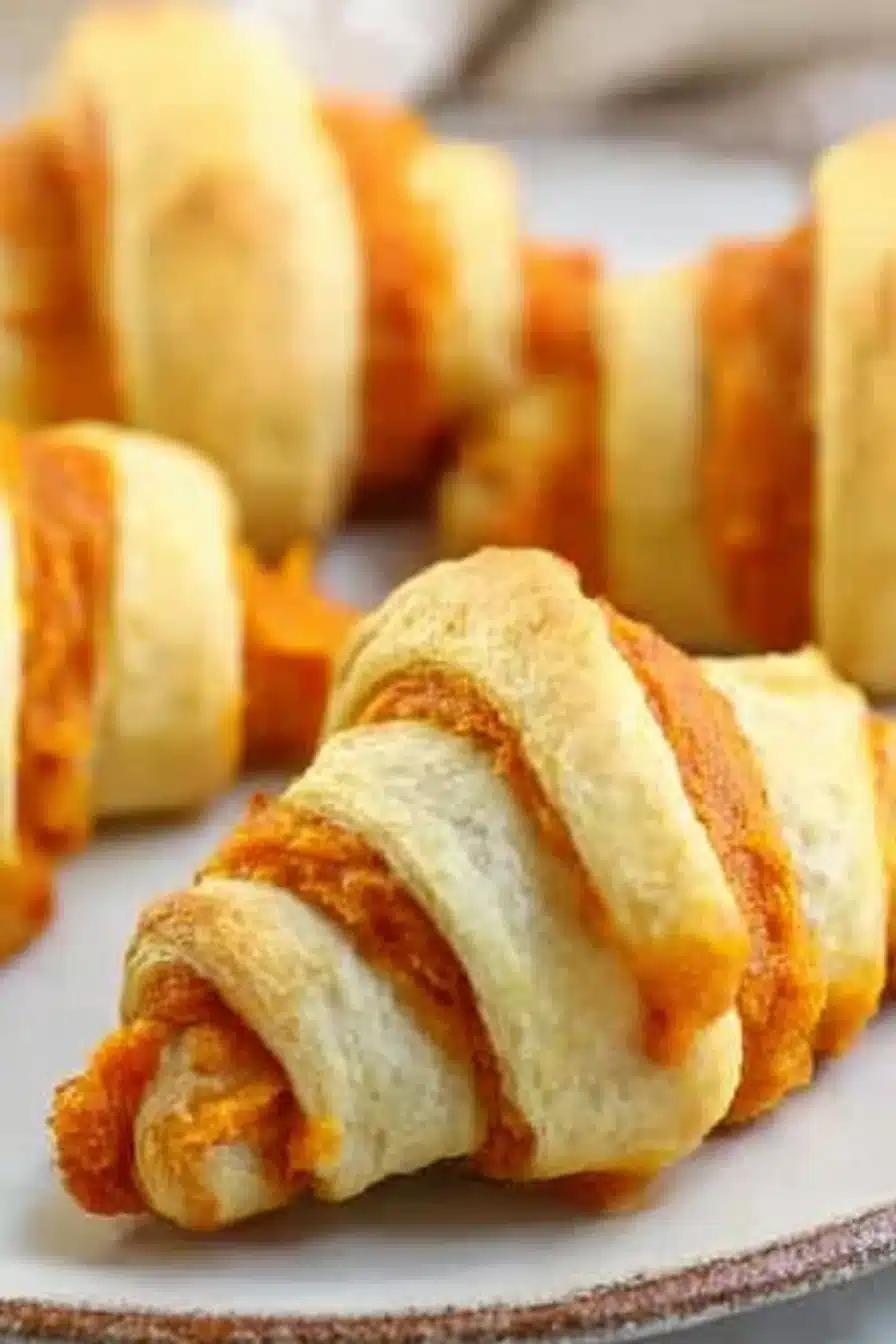 Mini Pumpkin Pie Crescent Rolls