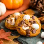 Pumpkin Smores Cookies