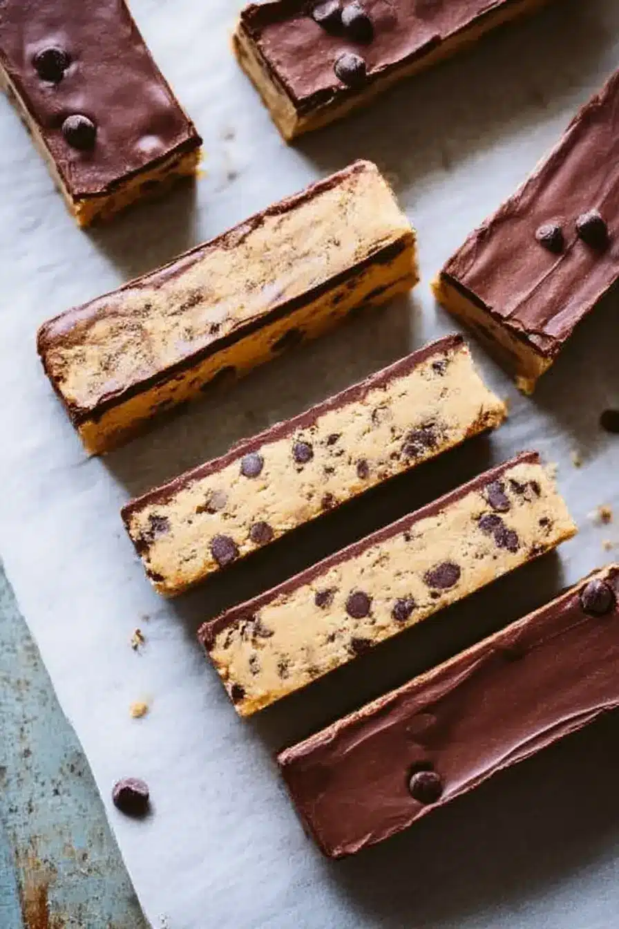 No-bake cookie dough bars