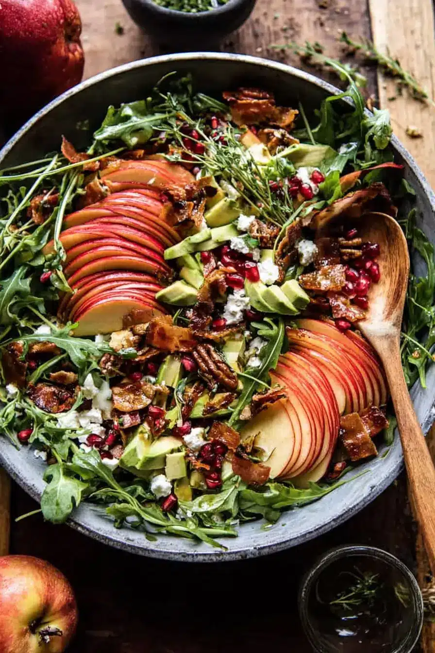 Autumn Harvest Honeycrisp Apple and Feta Salad