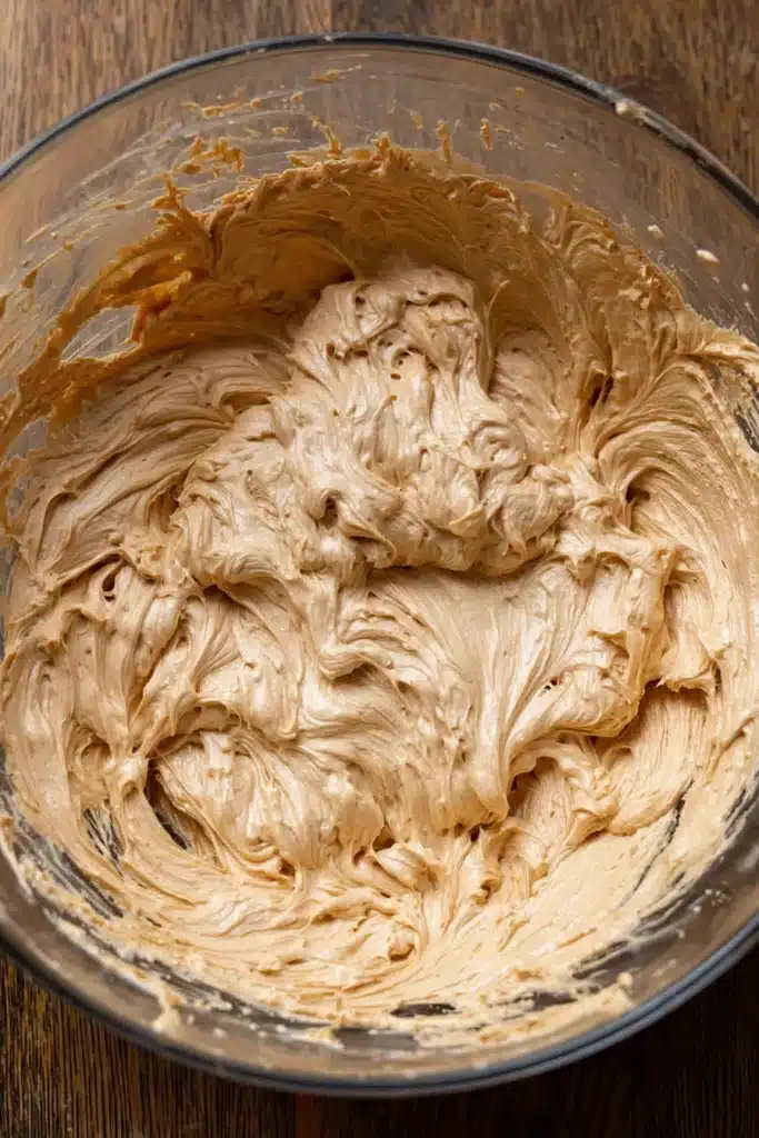 Whipped peanut butter filling for chocolate peanut butter pie