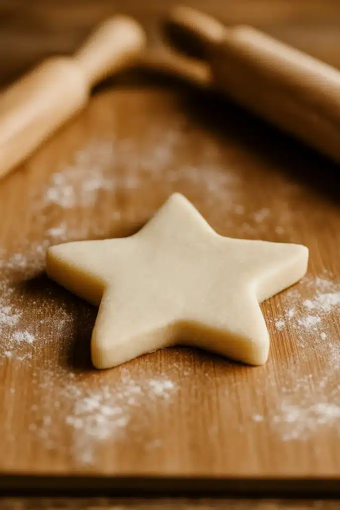 Christmas Cookies – Easy, Festive & Amazing Treats 7 Star-Shaped Christmas Cookies Dough on Floured Surface