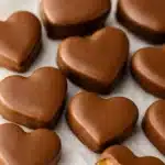 Chocolate Peanut Butter Valentines Heart