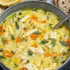 Greek Lemon Chicken Soup (Avgolemono) – Creamy &amp; Bright-image