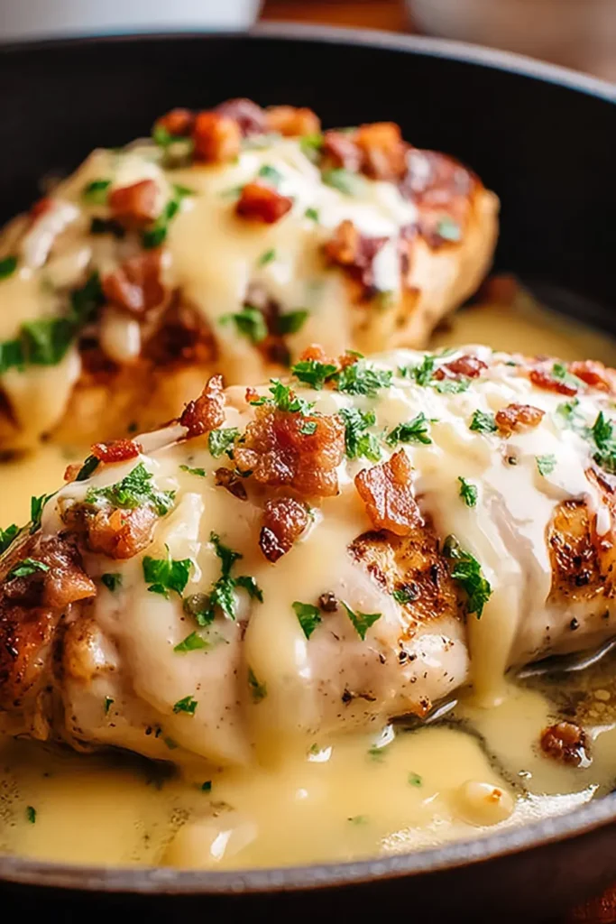 Texas Roadhouse Smothered Chicken | Amazing & Comforting 5 Texas Roadhouse Smothered Chicken with Bacon and Melted Cheese