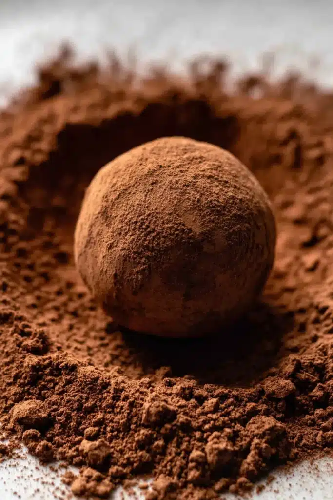 Tiramisu Balls Recipe – Easy, Creamy & Irresistible Treat 13 Tiramisu ball coated in rich cocoa powder