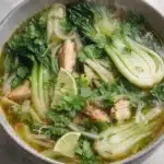 Hearty Bokchoy Chicken Soup