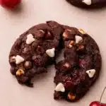 Black Forest Cookies Amazing Soft Cherry Treat 7 Black forest cookies with chocolate chips and cherries, soft and gooey center