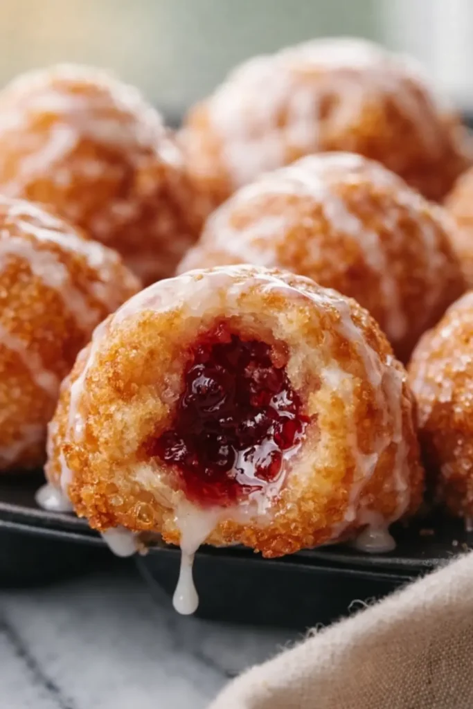 Delicious Cherry Pie Bites Easy Amazing Treat 5 Delicious Cherry Pie Bites with glossy cherry filling and glaze