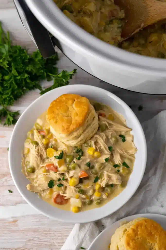 crock pot chiken pot pie