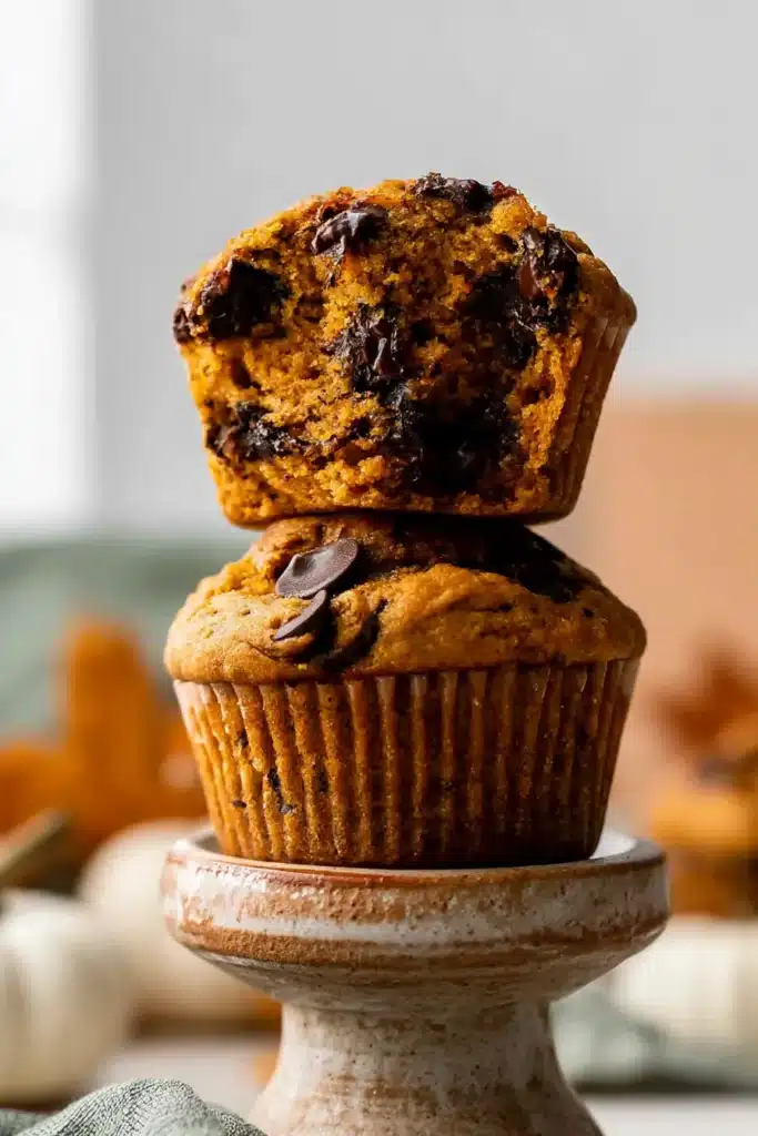 Simply Pumpkin Muffins Amazing Easy Fall Treat 6 Mixing batter for Simply Pumpkin Muffins in a bowl
