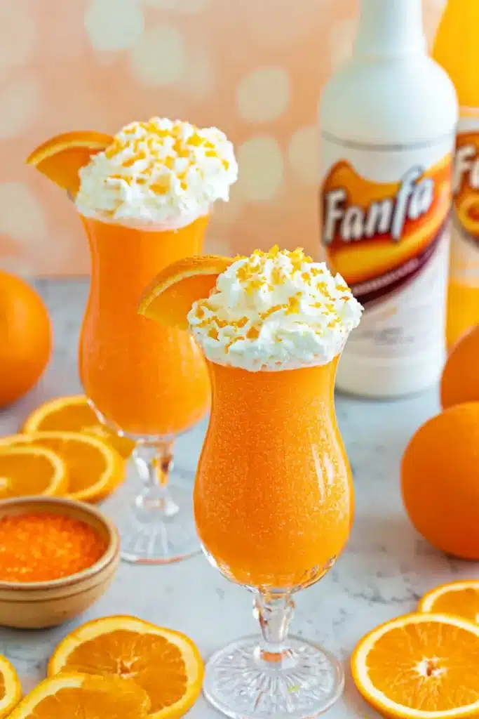 Orange Creamsicle Cocktail Recipe | Amazing Easy Summer Sip 6 Orange Creamsicle Cocktail with whipped cream, orange soda, and citrus garnish