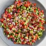 Persian Shirazi Salad Recipe | Amazing Fresh & Easy Favorite 7 Persian Shirazi Salad with cucumbers, tomatoes, red onion, and citrus dressing