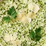 Broccoli Parmesan Risotto Recipe | Amazing Creamy Dinner 7 Creamy Broccoli Parmesan Risotto topped with Parmesan and fresh parsley