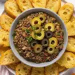 Easy Olive Tapenade Recipe | Amazing 5 Minute Appetizer 11 Easy Olive Tapenade Recipe served with crispy crostini and fresh olives