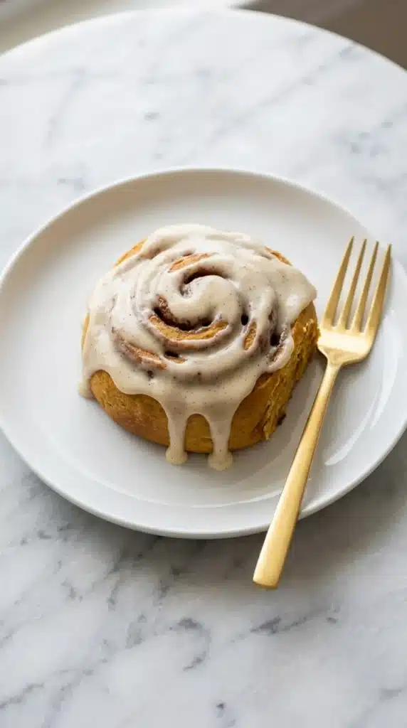 Pumpkin Cinnamon Rolls Recipe | Amazing Soft Homemade Treat 6 Pumpkin Cinnamon Roll with cream cheese frosting and a soft pumpkin spiced center