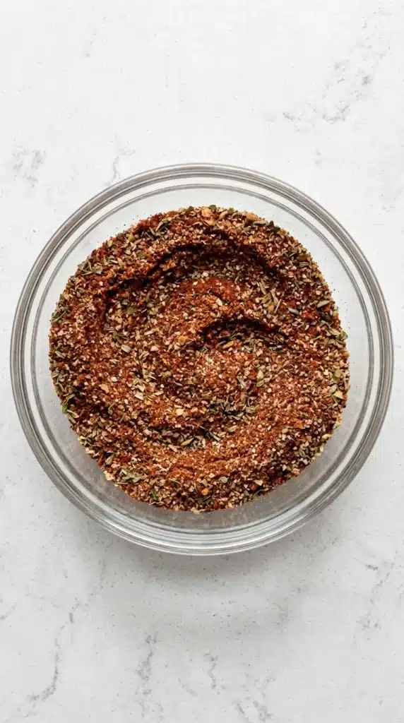 Air Fryer Chicken Breast Recipe : Easy, Juicy Results 9 Air Fryer Chicken Breast seasoning with paprika, garlic, herbs, salt and pepper