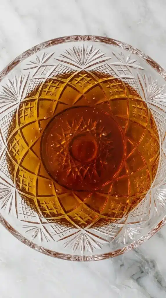 Stone Fruit Salad : Amazing Fresh Summer Recipe 10 Vanilla honey syrup for Stone Fruit Salad in a small bowl with a spoon