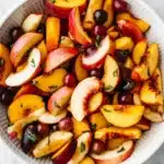 Stone Fruit Salad : Amazing Fresh Summer Recipe 13 Stone Fruit Salad with peaches, nectarines, plums, grapes, and fresh mint