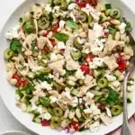 Tuscan Tuna Salad Recipe : Easy, Vibrant Protein Rich Lunch 11 Tuscan Tuna Salad with white beans, cucumber, olives, feta, herbs, and roasted peppers