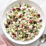 Ultimate Chicken Salad : Simple, Happy Lunch Recipe 11 Ultimate Chicken Salad with grapes, celery, toasted almonds, fresh herbs, and creamy dressing