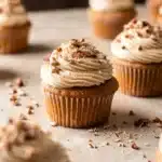 Pecan Pie Cupcakes With Brown Sugar Buttercream 7 Pecan Pie Cupcakes with brown sugar buttercream and chopped pecans for Thanksgiving