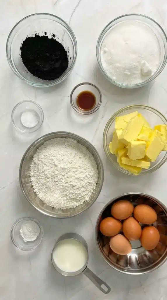 Witches' Brew Halloween Cake Jars : Easy Wicked Treat 5 Ingredients for Witches' Brew Halloween Cake Jars with flour, butter, eggs, buttermilk, frosting and food coloring